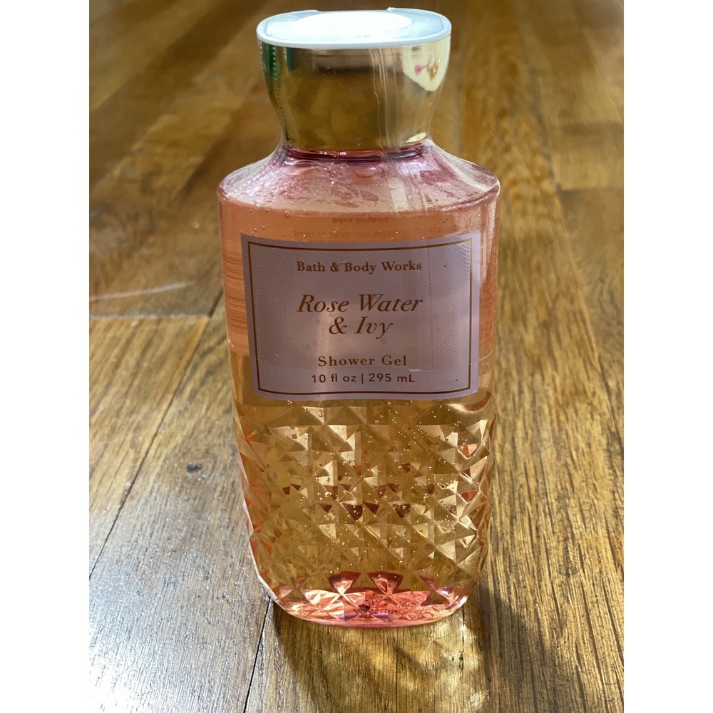 Rose Water & Ivy Bath & Body Works Shower Gel RETIRED 10 oz Sealed
